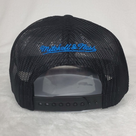 Tampa Bay Devil Rays Mitchell &‎ Ness MLB Foam Trucker Hat Cap 3D Logo Black NWT - Picture 5 of 8
